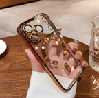 Transparent Case Compatible for iPhone 17 Air pro max Shockproof Plating Soft case