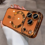 Transparent Case Compatible for iPhone 17 Air pro max Shockproof Plating Soft case